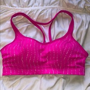 Pink design Champion sports bra!!